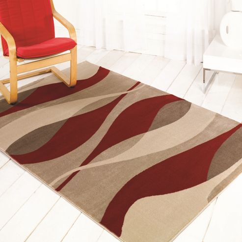 Image of Sincerity Modern Contour Red 120x170 Cm Rug