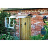 Greenhurst Door Canopy Black