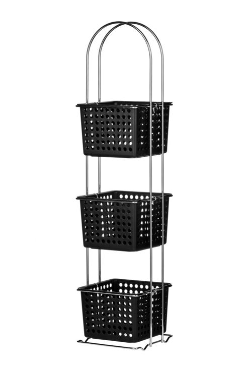 Image of Premier Housewares Bathroom Container - Black