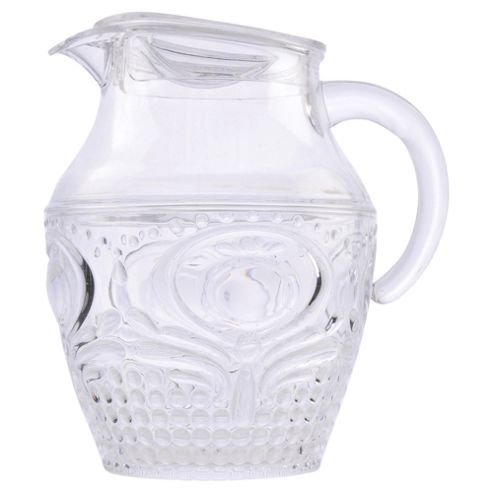Image of Tesco Picnic Acrylic Pressed Pitcher Clear