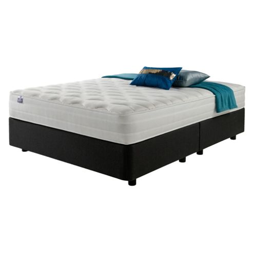 Image of Silentnight Mirapocket 1200 Latex Non Storage Super King Divan Charcoal No Headboard