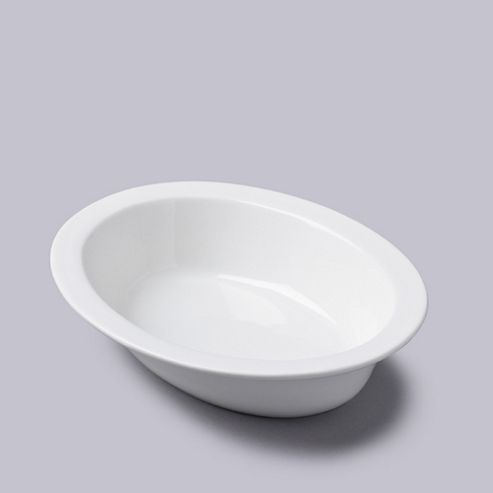 Image of Porcelain Pie Dish Medium Oval