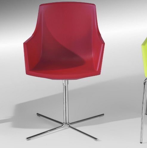 Image of Redi Siza Chair By Plus Design - Green - Chromed