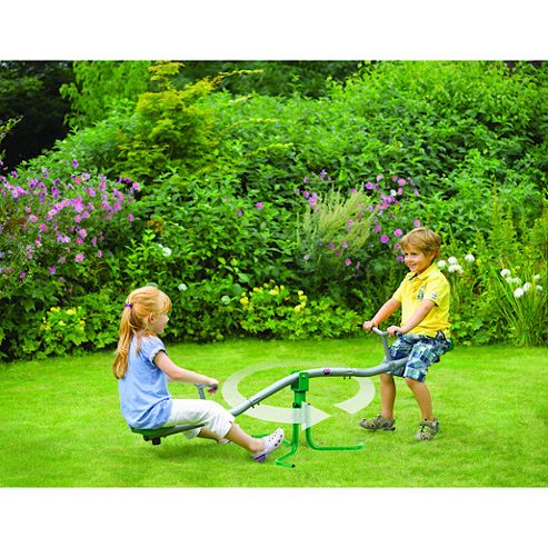 Image of Plum Rotating Metal Seesaw