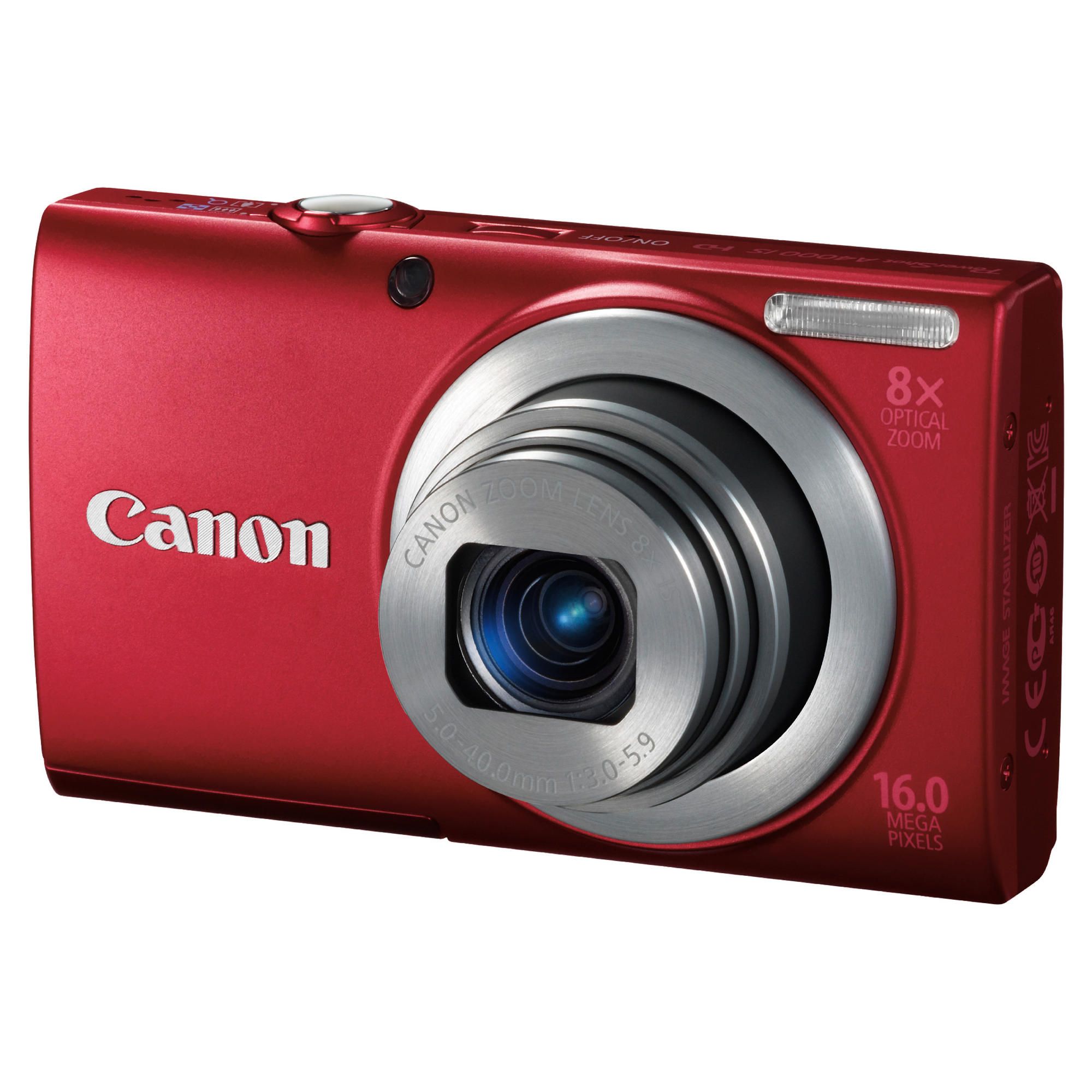 Canon Powershot A4000 Is Red