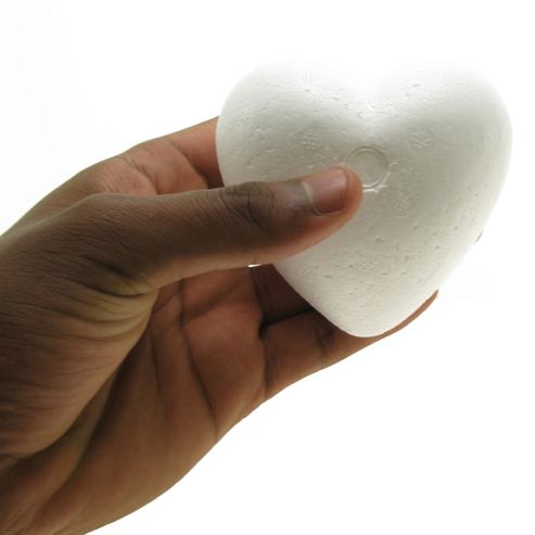 Image of Polystyrene Heart 90mm