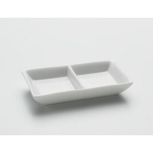 Image of White Basics 2 Divided Dish