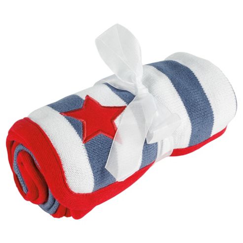 Image of Tesco Pram Blanket - Knitted Billy