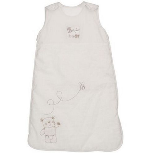 Image of Obaby B Is For Bear White 2.5 Tog Sleeping Bag - 6-18 Months