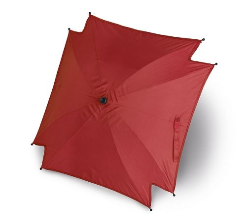 Image of Universal Pram Pushchair Sun Parasol - Sun Umbrella Shade Canopy - Red