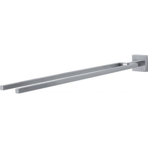Image of Sanwood Venus Towel Holder In Satin With 2 Moveable Arms