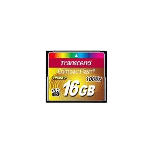 Image of Transcend 1000x 16gb Compactflash Memory Card
