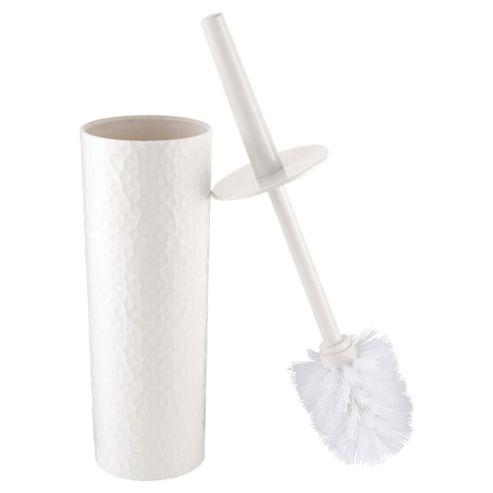 Image of Tesco Textured Plastic Toilet Brush, White