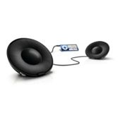 Philips Portable Passive Speakers for iPod, iPhone & MP3 Players - Black