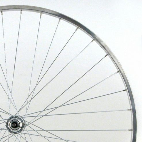 Image of 700c Alloy Front Wheel Narrow Section Quick Release Black Double Wall