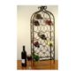 Cranville Wine Racks 20 Bottle Wrought Iron Style Wine Rack - Black