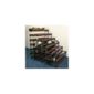 Cranville Wine Racks Double Depth 54 Bottle Understairs Wine Rack - Pine