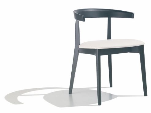 Image of Andreu World Carola Chair - Fabric Field-black