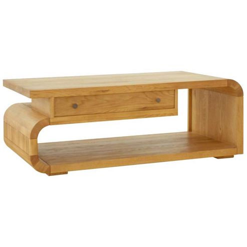 Image of Ultimum Durham Oak Ud14 Coffee Table With Drawer