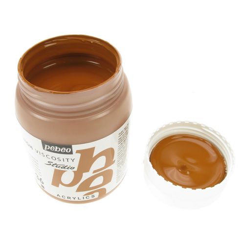 Image of Pebeo Studio Acrylic 500ml - Raw Sienna