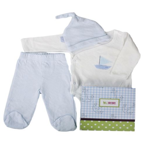 Image of Minene 3 Piece Gift Box Blue white