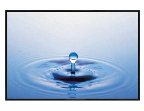 Image of Gloss Black Framed A Drop Of Water Poster