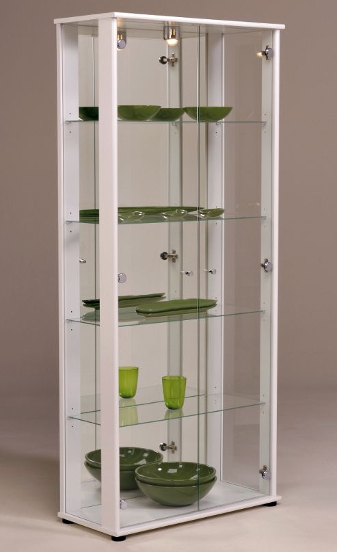 Image of Parisot Oscar Display Cabinet - Megeve White