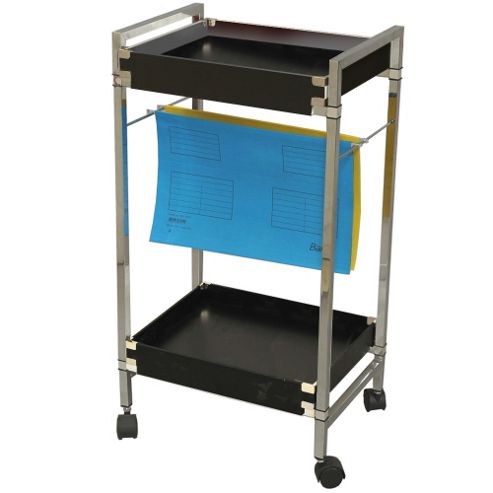 Image of Filo - Filing / Crafting / Art Storage Trolley - Black
