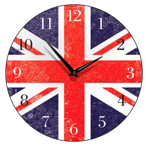 Image of Smith & Taylor Union Jack Round Wall Clock