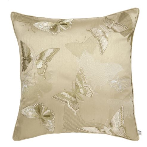Image of Catherine Lansfield Designer Butterfly Cushion Cover - Green