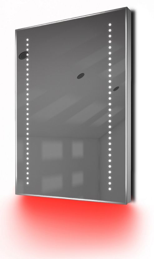 Image of Ambient Ultra-slim Led Bathroom Mirror With Demister Pad & Sensor K10r
