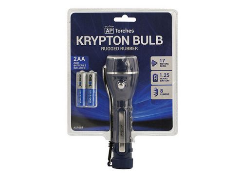 Image of Active A51081 Rubber Torch 2aa (battery Inc)