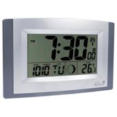 Acctim 74057 Stratus Radio Control Wall Clock Silver