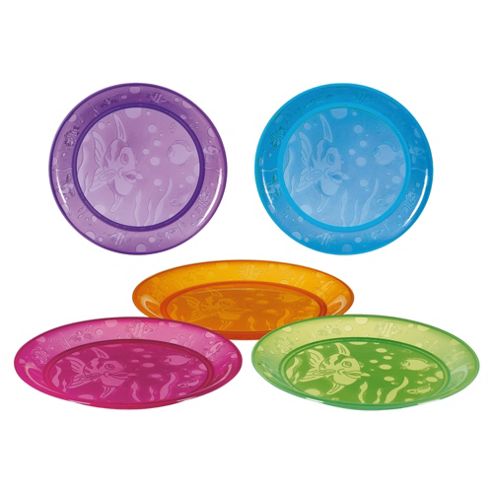 Image of Munchkin 5 Pack Multi-coloured Feeding Plates