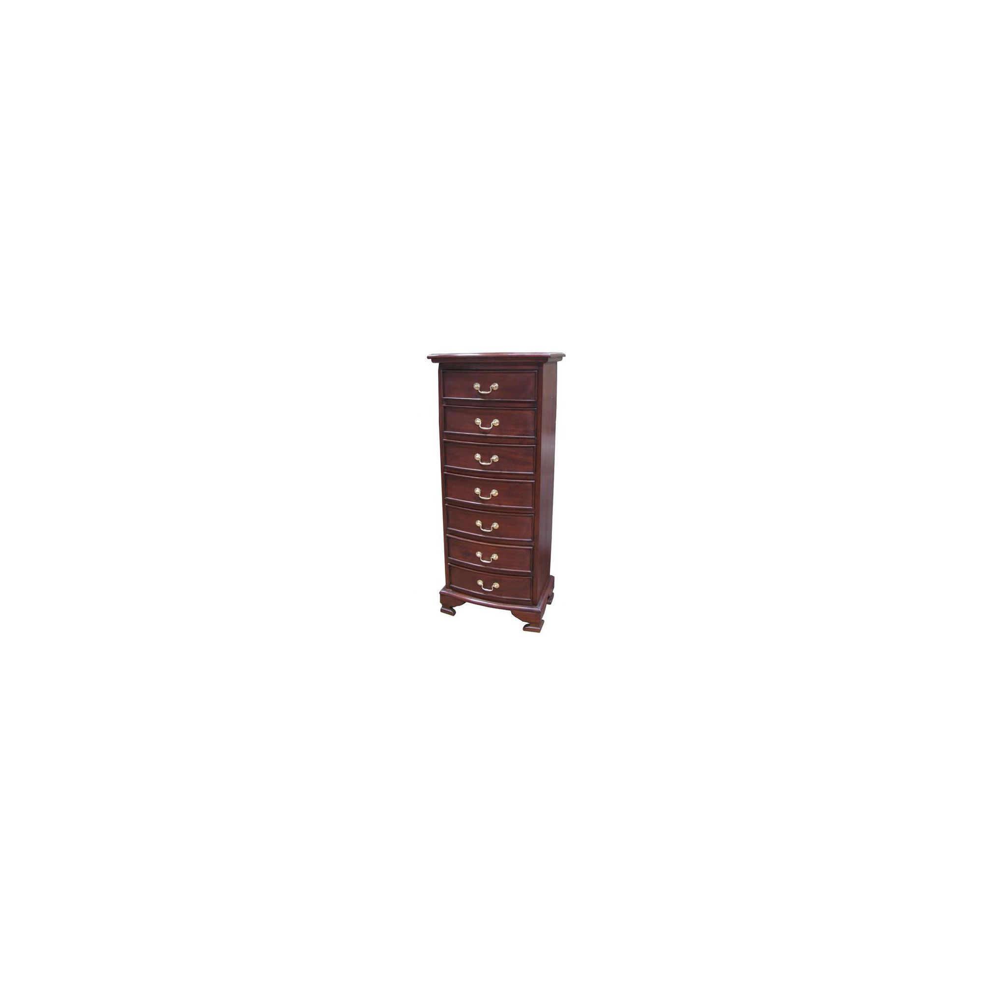 Lock stock and barrel Mahogany 7 Drawer Chest at Tesco Direct