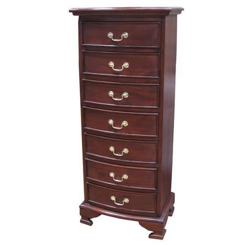 Image of Lock Stock And Barrel Mahogany 7 Drawer Chest