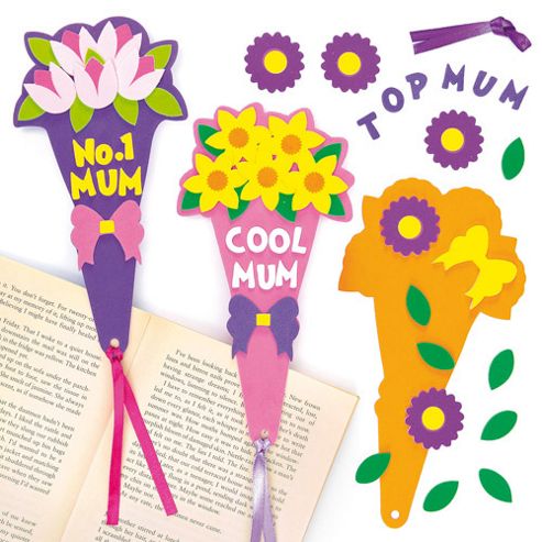 Image of Mother's Day Foam Bookmark Kits (pack Of 4)