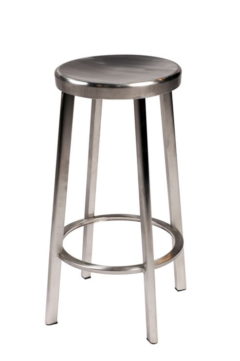 Image of Dan-form Carisma High Stool - Brushed Steel