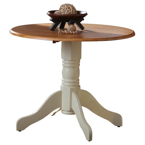 Image of Wilkinson Furniture Brecon Drop Leaf Dining Table - Buttermilk