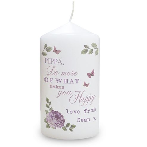 Image of Personalised Secret Garden Candle