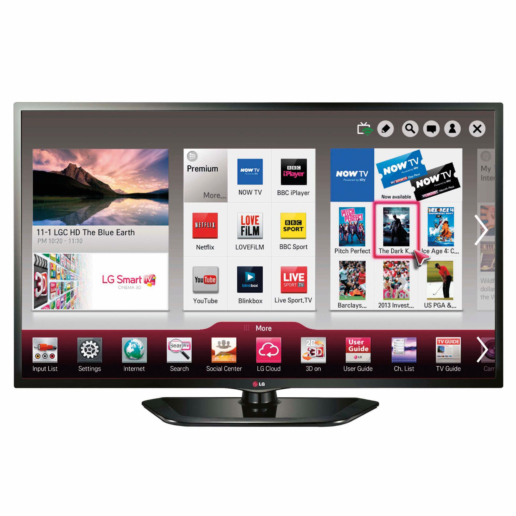 LG 42LN570V 42 Inch Smart 1080P Full HD LED TV with Freeview HD.