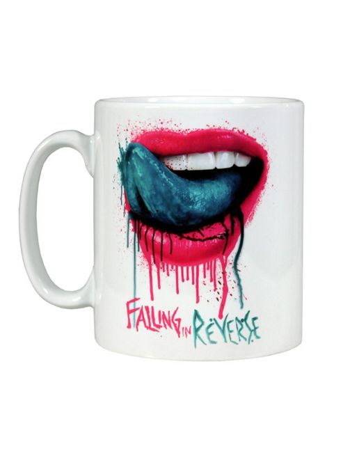 Image of Falling In Reverse Lips Fir 10oz Ceramic Mug