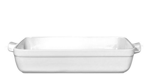 Image of Emile Henry 43cm X 28cm Large Lasagne Dish, Nougat White