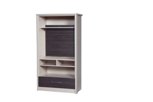 Image of Alto Furniture Avola Tv Cabinet - Cream Carcass With Grey Avola