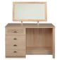 Caxton Florence Single Pedestal Dressing Table with Mirror