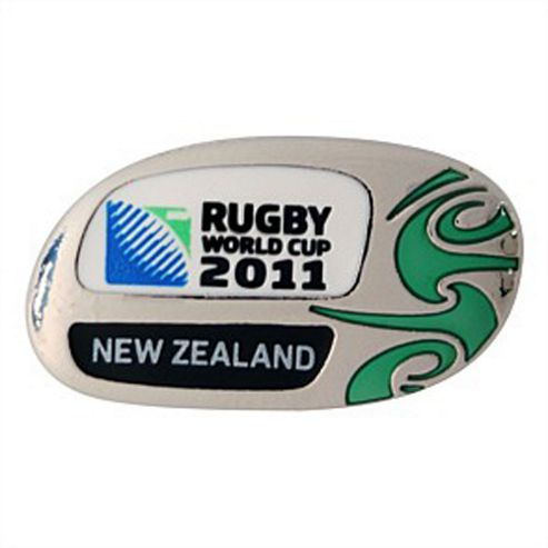Image of Official Zealand Rugby World Cup 2011 Pin Badge