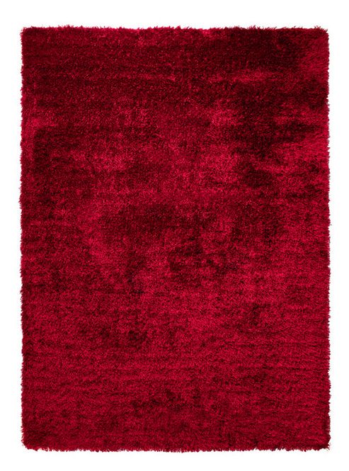 Image of Esprit New Glamour Red Shag Rug - 120cm X 180cm