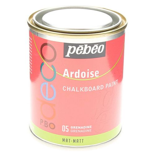 Image of Pebeo Chalkboard Paint - Grenadine - 250ml