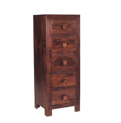 Image of Indian Hub Mango Toko Five Drawer Chest
