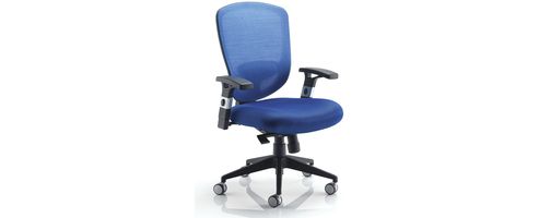 Image of Arista Mesh High Back Task Chair Blue Kf72243